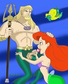 Aquaman BAD_GUY_(artist) Crossover DC_Comics Disney_(series) Flounder_Fish Justice_League Princess_Ariel The_Little_Mermaid_(film) // 550x680 // 63.2KB // jpg