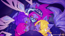 Ahri Akali Evelynn KDA Kai'Sa League_of_Legends // 800x450 // 192.4KB // jpg