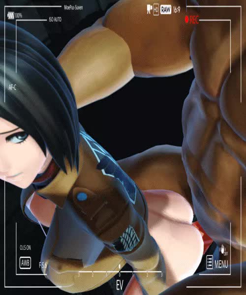 3D Animated Attack_On_Titan MMD Mikasa_Ackerman // 500x600 // 1.4MB // webm