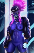 Akali KDA League_of_Legends dandonfuga // 3508x5451 // 1.2MB // jpg