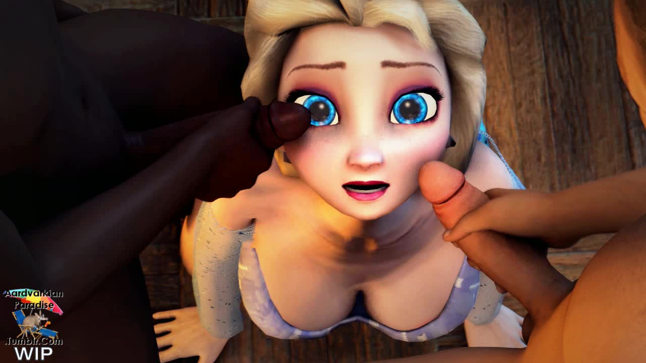 3D Animated Disney_(series) Elsa_the_Snow_Queen Frozen_(film) Source_Filmmaker lordaardvark // 1280x720 // 17.8MB // webm