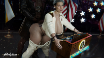 3D Cyberpunk_2077 rosalind_myers stickybuns // 7680x4320 // 15.6MB // jpg