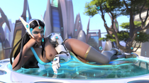 3D Blender Overwatch Symmetra ellowas // 3840x2160 // 1.7MB // jpg