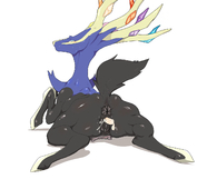 Pokemon TyrranaxH Xerneas // 1374x1200 // 522.2KB // png