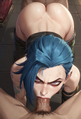 AI-generated AIed_waifu Arcane Jinx League_of_Legends // 1664x2432 // 1.3MB // jpg