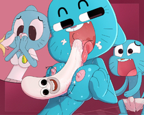 Banana_Joe GentlemanPaux Gumball_Watterson Nicole_Watterson The_Amazing_World_of_Gumball // 853x683 // 321.3KB // jpg