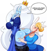 Adventure_Time Fionna_the_Human_Girl Ice_Queen Idler_r // 2450x2693 // 1.5MB // jpg