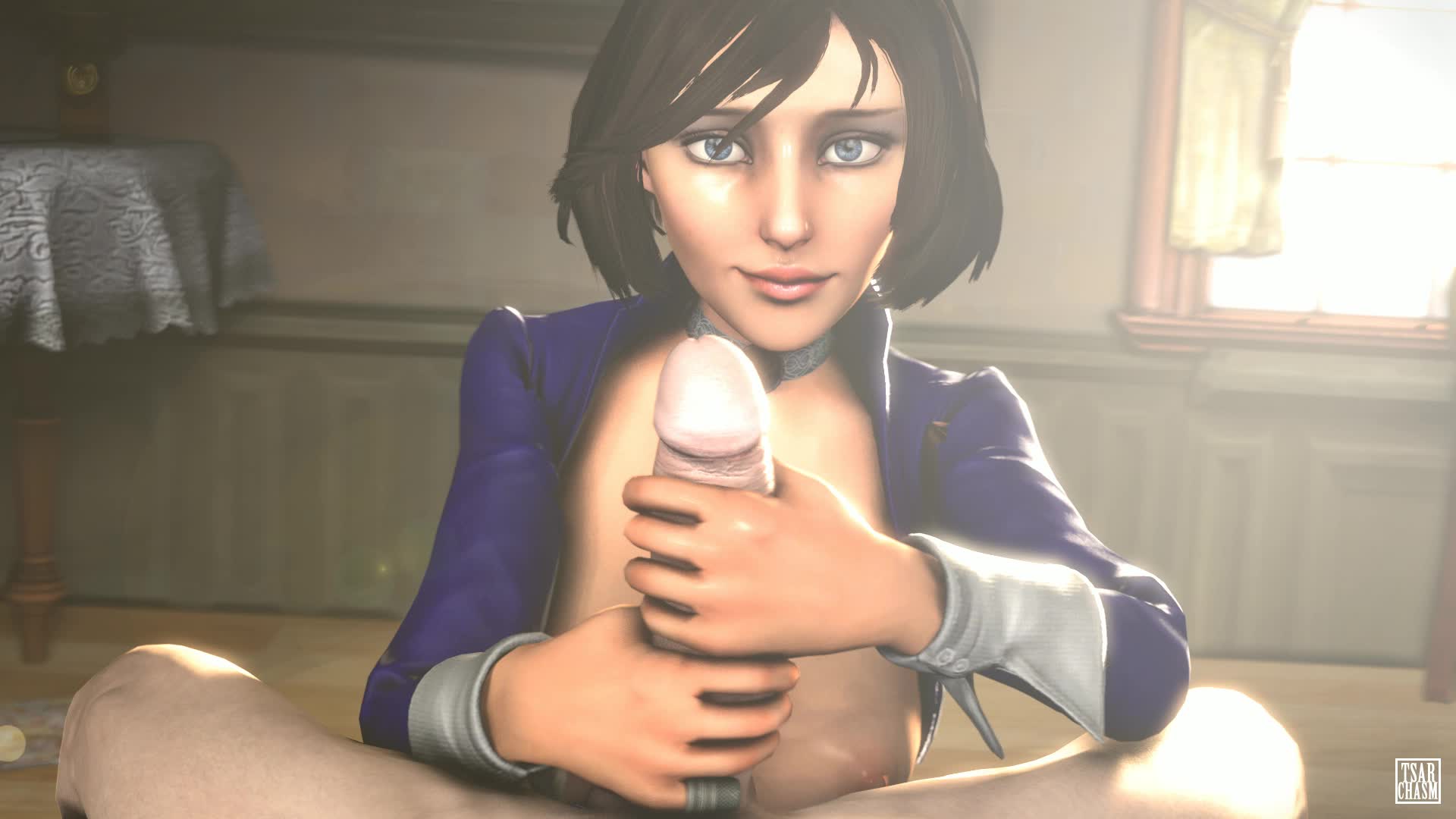 3D Animated Bioshock Bioshock_Infinite Elizabeth Source_Filmmaker tsarchasmsfm // 1920x1080 // 1.7MB // webm