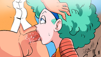 Animated Bulma_Brief Dragon_Ball_Z funsexydragonball // 595x335 // 502.2KB // gif