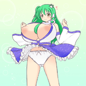 Sanae_Kochiya Touhou_Project // 1000x1000 // 429.9KB // jpg