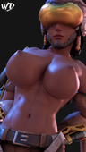 3D Blender Overwatch Pharah Wunder // 1080x1920 // 657.1KB // jpg