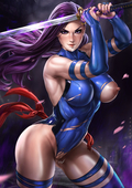 Marvel_Comics Psylocke X-Men dandonfuga // 3508x4961 // 1.2MB // jpg