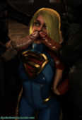 3D Batman Batman_(Bruce_Wayne) DC_Comics Deadbolt Injustice_2 Source_Filmmaker Supergirl // 1074x1574 // 1.5MB // png