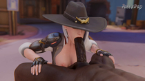 3D Animated Ashe_(Overwatch) Blender Overwatch PollarMatt Sound evilaudio // 1920x1080, 6.8s // 17.0MB // mp4