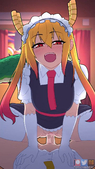 Animated Miss_Kobayashi's_Dragon_Maid Tohru Tooru TrevoButEvil // 720x1280, 7.5s // 1.7MB // mp4