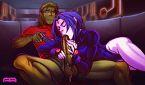 Beast_Boy DC_Comics Raven Teen_Titans andava // 1280x753 // 883.5KB // png