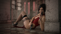3D Ada_Wong Resident_Evil Stocking // 3840x2160 // 6.8MB // png