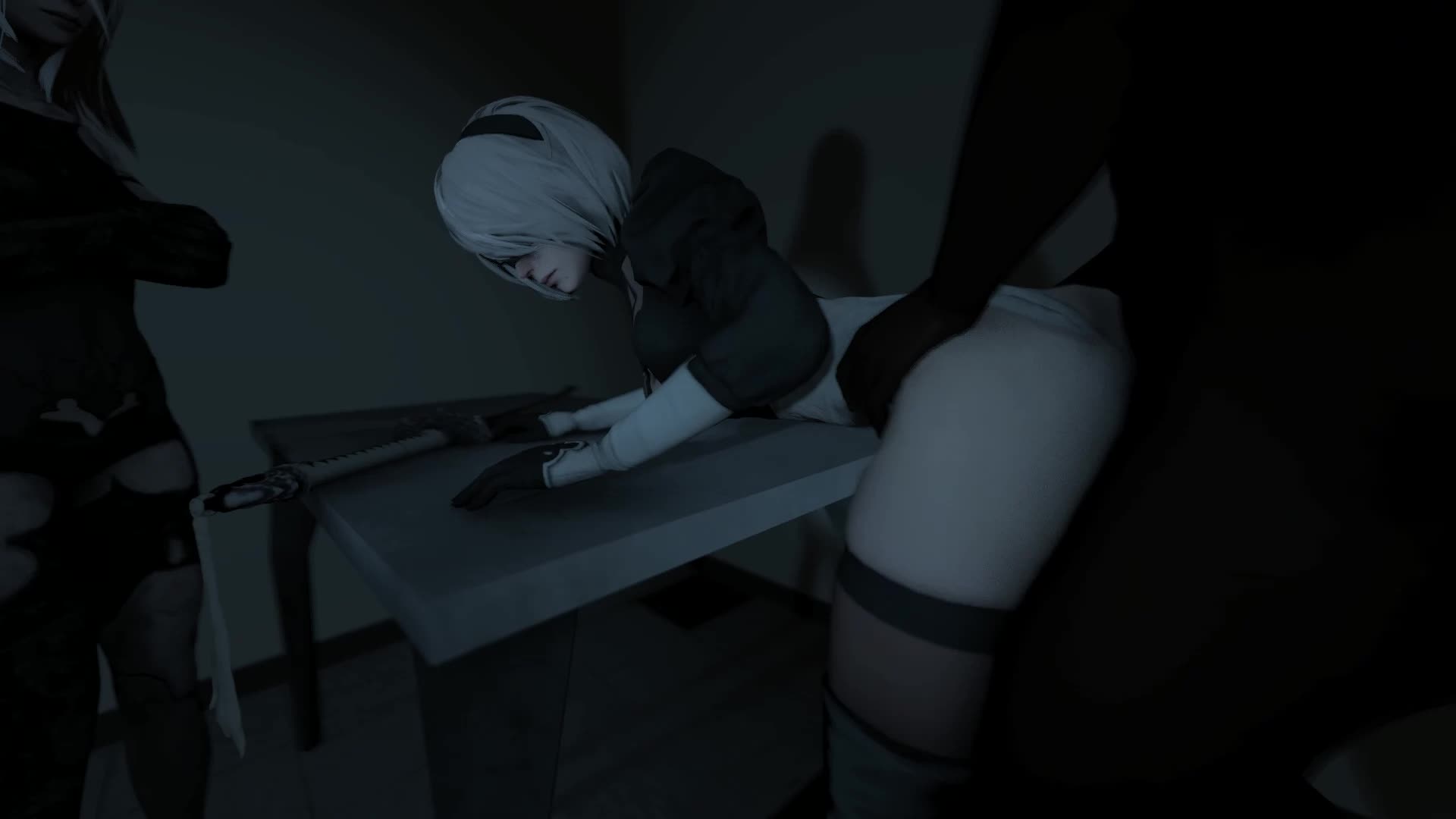 3D Android_2B Animated Nier_Automata Shweeei Source_Filmmaker // 1920x1080 // 236.0KB // webm
