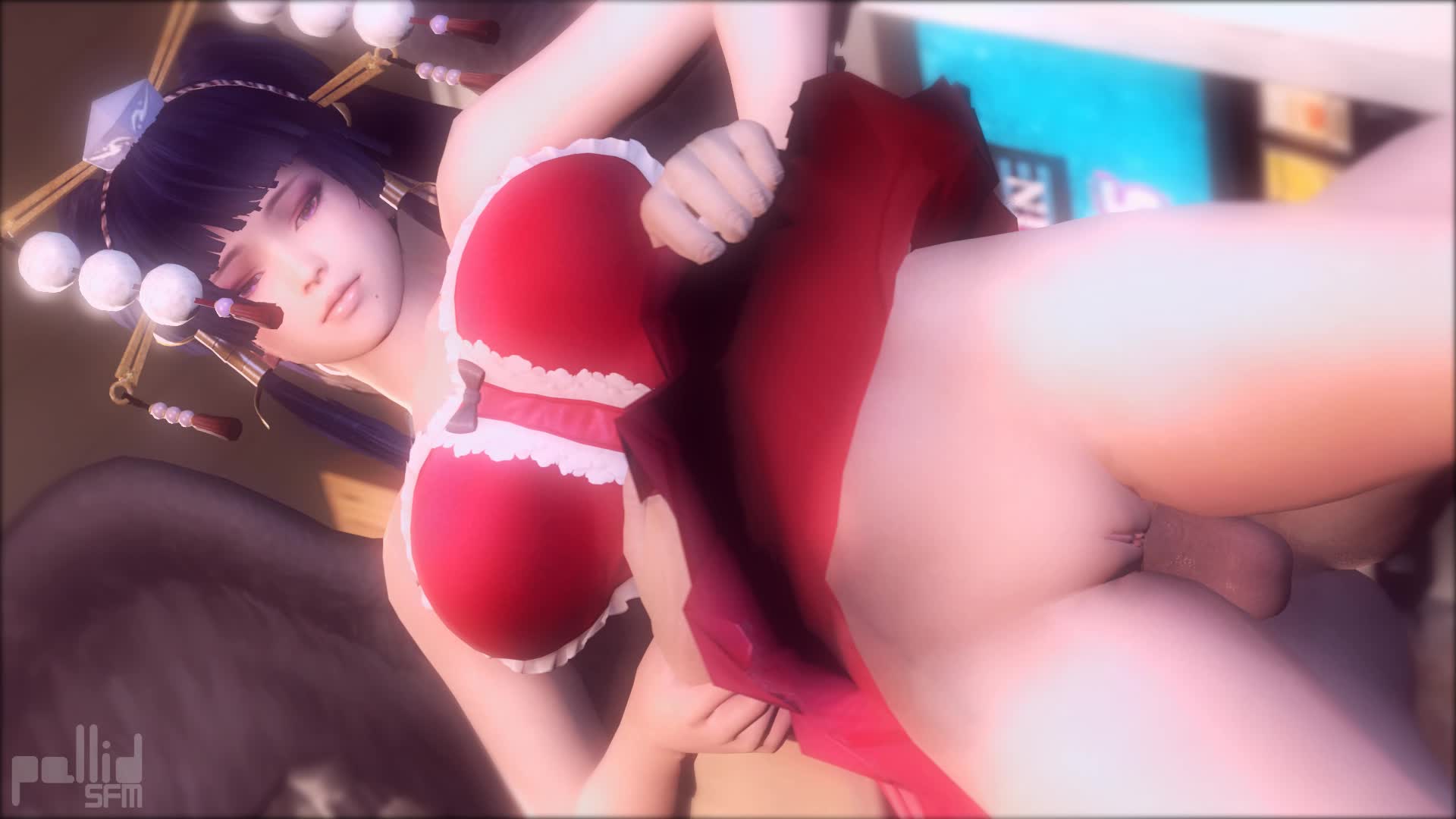 3D Animated Dead_or_Alive Nyotengu Nyotengu_(Dead_or_Alive) Source_Filmmaker pallidsfm // 1920x1080 // 1.0MB // webm