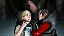 Ada_Wong Resident_Evil Sherry_Birkin Source_Filmmaker sfmarvel // 2500x1406 // 4.6MB // png