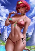 Logan_Cure Pyra Xenoblade_Chronicles_2 // 2708x3900 // 1.5MB // jpg