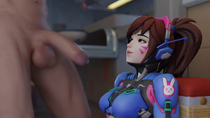 3D APHY3D Animated Blender D.Va Overwatch Sound // 1280x720, 56s // 23.2MB // webm