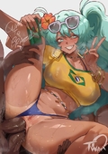 Brazilian_Miku Hatsune_Miku Vocaloid thiccwithaq // 706x1000 // 108.0KB // jpg