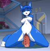 Animated Krystal Oughta Star_Fox_(series) // 798x808 // 2.4MB // gif