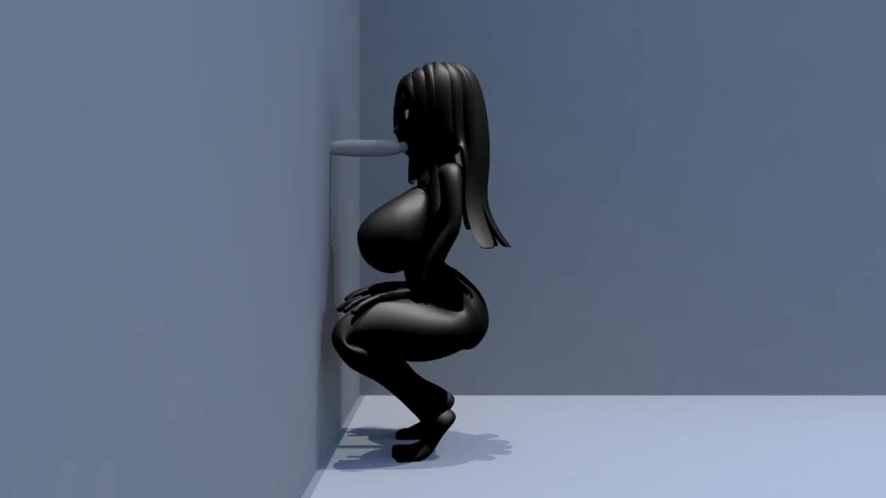 Animated Mogi_Origins Slime_Girl_Black // 1280x720 // 74.9KB // webm