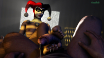 3D Batman DC_Comics Deadbolt Harley_Quinn Source_Filmmaker // 3840x2160 // 5.5MB // png