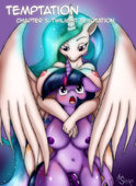 My_Little_Pony_Friendship_Is_Magic Princess_Celestia Suirano Twilight_Sparkle // 1280x1760 // 476.6KB // png
