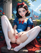 AI-generated Snow_White Snow_White_and_the_Seven_Dwarfs // 1296x1664 // 2.3MB // png