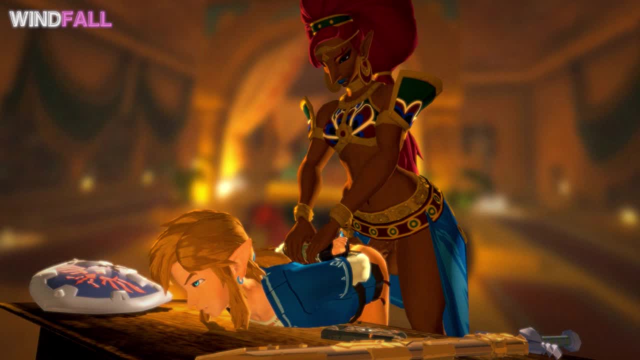 3D Animated Link Sound Source_Filmmaker The_Legend_of_Zelda Urbosa Windfall20xx gerudo // 1280x720 // 1.5MB // webm