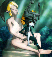 3D Animated Link Midna The_Legend_of_Zelda // 277x305 // 1.5MB // gif
