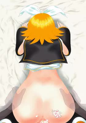 Animated Kagamine_Rin Vocaloid // 280x400 // 3.0MB // webm