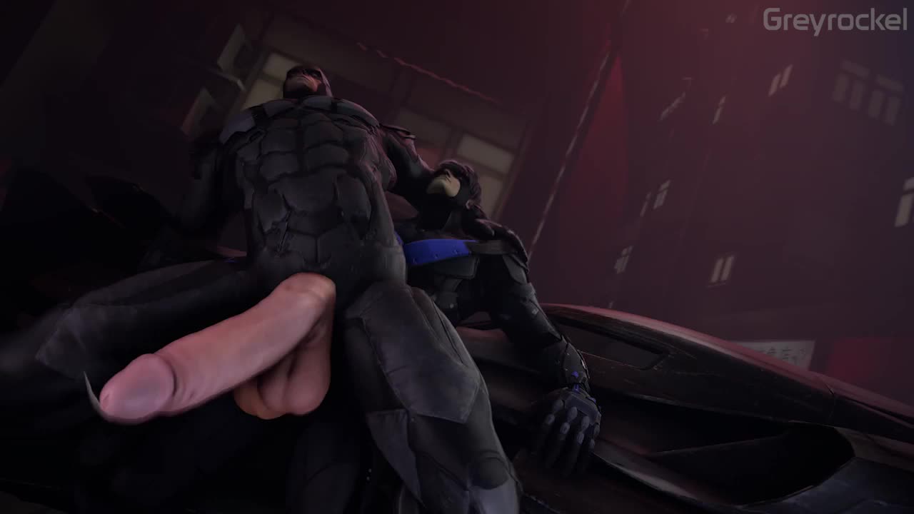 3D Animated Batman DC_Comics Nightwing Source_Filmmaker greyrockel // 1280x720 // 9.8MB // webm