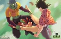 Cynthia_(Dragon_Ball_Z) Dragon_Ball_Z Goku Piccolo // 1700x1092 // 1.1MB // jpg