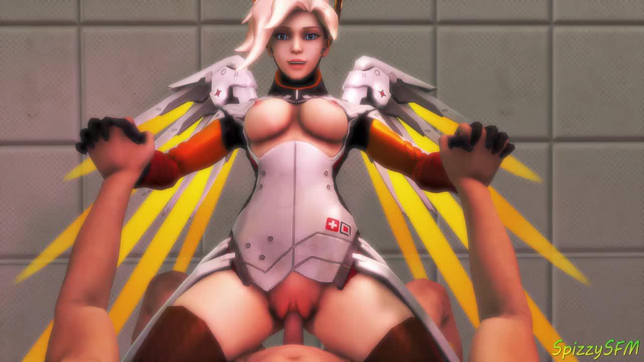 3D Animated Mercy Overwatch Source_Filmmaker spizder // 1280x720 // 8.3MB // webm