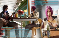 3D Cyberpunk_2077 Songbird Songbird_(Cyberpunk_2077) V_(Cyberpunk_2077) dinoboy555 // 3840x2450 // 1.1MB // jpg