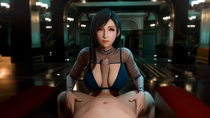 3D Animated Final_Fantasy_(series) Final_Fantasy_VII_Remake Pewposterous Sound Tifa_Lockhart // 3840x2160, 20.3s // 17.8MB // mp4