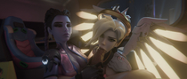 3D FraxXLR Mercy Overwatch Widowmaker // 5120x2160 // 7.1MB // png