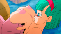 Animated Bulma_Brief Dragon_Ball_Z yamamoto_doujin // 1200x675 // 2.4MB // gif