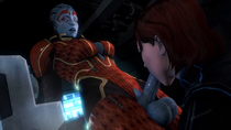 3D Animated Asari Commander_Shepard Femshep Mass_Effect Redraven52 Samara Sound // 1920x1080, 8s // 3.3MB // mp4