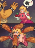 Bowser Princess_Peach Rizdraws Super_Mario_Bros // 2000x2729 // 961.8KB // jpg