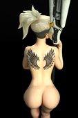 3D Mercy Overwatch Rikolo // 2000x3000 // 2.8MB // png