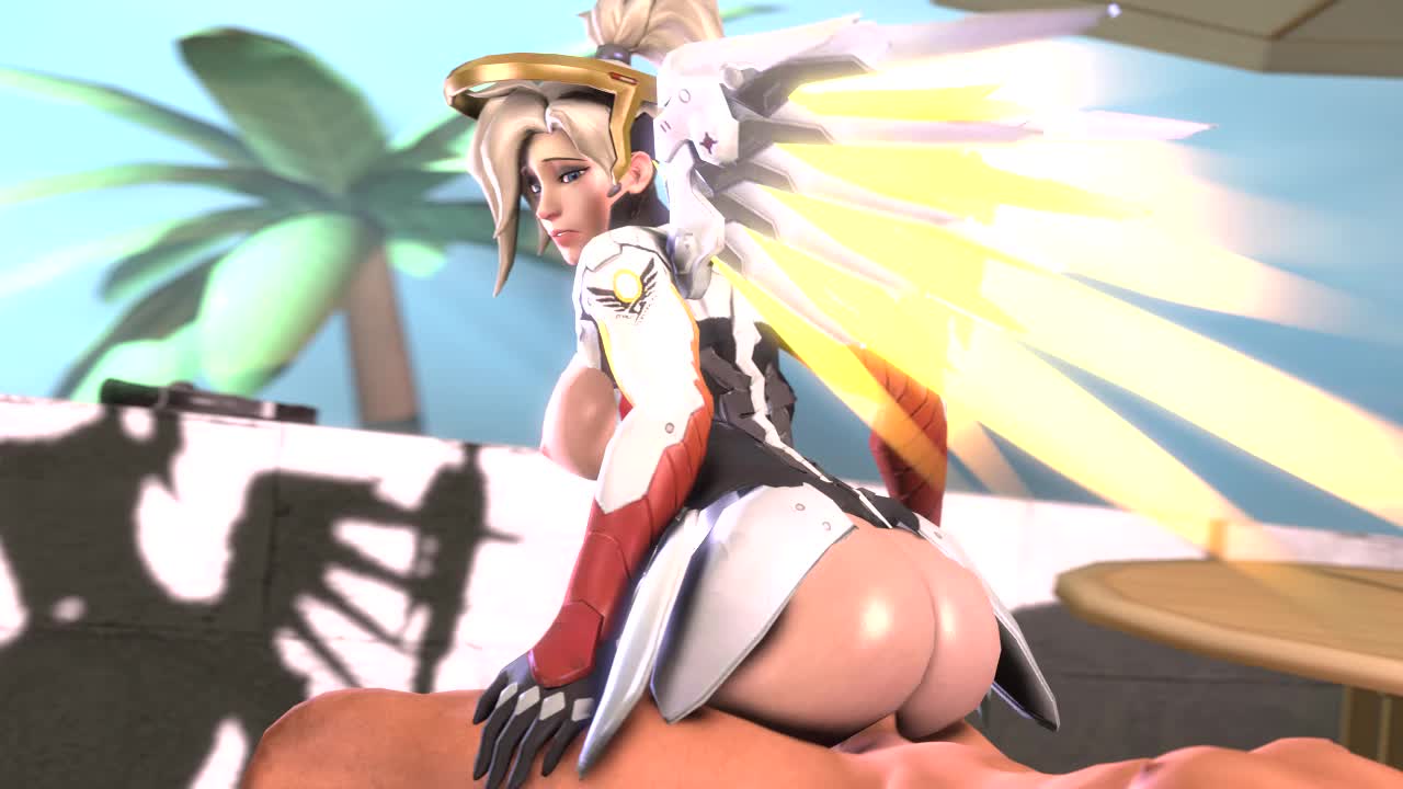 3D AmbrosineSFM Animated Mercy Overwatch Source_Filmmaker // 1280x720 // 1.6MB // webm