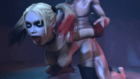 1kmspaint 3D Animated Batman_Arkham_City  DC_Comics Harley_Quinn Source_Filmmaker // 384x216 // 1.3MB // gif