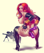 Avengers Black_Widow_(Natasha_Romanova) KinkyJimmy Marvel_Comics // 2085x2500 // 1.1MB // jpg