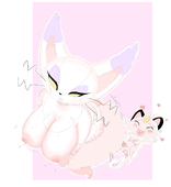 Meowth_(Pokémon) Pokemon Purugly_(Pokémon) hoshime // 1280x1392 // 376.7KB // png