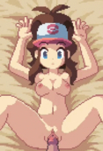 Animated Hilda Pokemon kyrieru // 299x434 // 359.7KB // gif